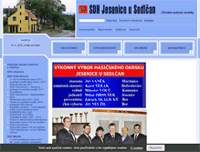 Tablet Screenshot of hasici.jesenice-obec.cz